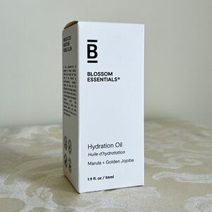 NIB Blossom Essentials Hydration Oil Marula & Jojoba Full Size 1.9 oz/56 ml